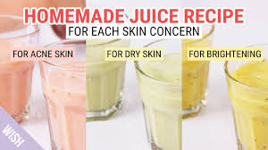 I am sharing 4 of our favorite juicing recipes with an assortment of fruits and vegetables for variety. 3 Homemade Fruits Juice Recipes For Healthy Skin Wishtrend Tv Youtube