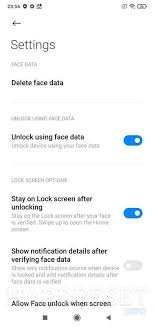 · tap on face unlock. Add Face Unlock Xiaomi Mi 8 Lite How To Hardreset Info