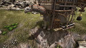 Ark Paracer Platform Base Trader Nomadic Tribe Platform Base Design Ark Survival Evolved Bases Ark Survival Evolved Ark