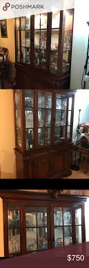 Raymour Flanigan 2 Pc China Cabinet W Lightning Raymour Flanigan China Cabinet Cabinet