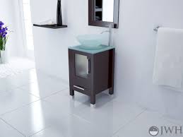 Vccucine rectangle above counter porcelain ceramic bathroom vessel vanity sink art basin. Narrow Bathroom Vanities With 8 18 Inches Of Depth