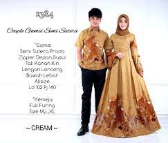Toko Batik Solo Online Terpercaya Model Baju Batik Gamis Couple D2384 Semisutera Call Order Whatsapp Text Only Fashion Formal Dresses Long Formal Dresses