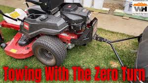 Iso, ce, epa, ccc, iso/ts16949, eec, xqc. Towing With A Zero Turn Mower Toro 75754 Towing Lawn Sweeper Spring Clean Up Thetorocompany Youtube