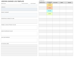 Learn how to log issues with issue log. Free Project Management Lessons Learned Templates Smartsheet