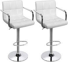 With farmhouse charm exemplified by a delicate keyhole back and deluxe turned legs, the sunset trading keyhole dining chair is the perfect way to infuse traditional style into your dining room. Yaheetech Adjustable Height Bar Stools Swivel Bar Stool Modern Pu Leather Armless Kitchen Coun Modern Bar Stools White Leather Bar Stools Adjustable Bar Stools