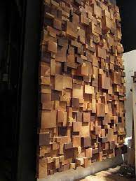 Square Blocks Wall Wooden Wall Decor Wall Decor Design Modern Furniture Toronto