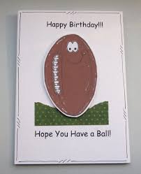 Printable Birthday Cards For Teenage Guys Hope You Have A Ball Rugby Ball Birthday Card Can Be Personalised Birthday Cards For Boys Card Making Birthday Kids Birthday Cards