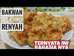 Rahasia Bakwan Sayur Tetep Awet Crispy Nya Youtube Makanan Dan Minuman Ide Makanan Resep