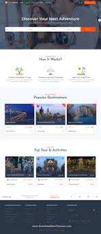 Travel Stock Tours Listings Booking Html Template Travel Sites Travel Tours