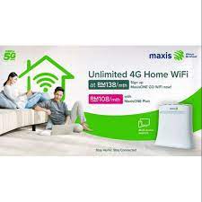 Eligible customers will get to enjoy rm30 rebate per month for 12 months for maxisone go wifi 138 plan. Maxis Unlimited 4g Home Wifi Maxisone Go Wifi Unlimited Data Shopee Malaysia