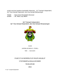Metstat f ruang lingkup materi uts i. Contoh Soal Dan Jawaban Biostatistik Inferensial Pdf