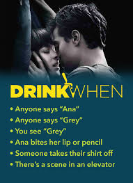 Grab this stunner for more than 40 percent off. Fifty Shades Of Grey 2015 Drinking Game Drink When