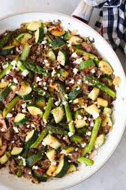 Ground Beef Veggie Skillet This Ground Beef Veggie Skillet Is Made With Onions Bell Pep Ground Beef Recipes Healthy Healthy Beef Recipes Healthy Ground Beef