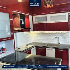 The menu ordered the gear along with the space which you have to keep. Mini Cucine Pakistan On Twitter Stylish Trendy Champagne Red Ivory Acrylic Cabinets With Black Granite Countertop Can Give Your Kitchen The Modern And Fashionable Appeal You Have Been Searching For