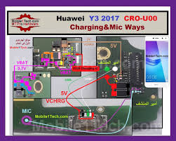 Huawei Y3 2017 Charging&MIC Ways