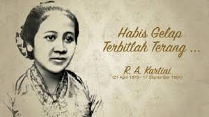 Ibu kita kartini, pendekar bangsa pendekar kaumnya untuk merdeka. Bcnawapodloyjm