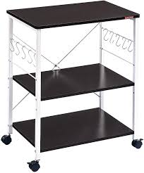 We did not find results for: Amazon Com Mr Ironstone 3 Tier Kitchen Baker S Rack Utility Microwave Oven Stand Storage Cart Workstation Shelf Dark Brown Standing Baker S Racks