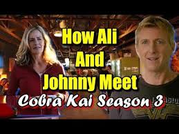Daniel has an intricate plan to get payback on johnny. Cobra Kai Season 3 How Ali Mills Meets Johnny Lawrence Johnny Kai Cobra Kai Dojo