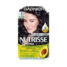 Carefully pile hair atop the head and cover. Garnier Nutrisse Creme Black Hair Dye Permanent Up To 100 Percent Grey Hair Coverage With New 5 Oils Conditioner 1 0 Sams Product Review