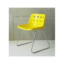 Sled Bright Yellow Plastic Polo Chair Robin Day Chair Popular Chair