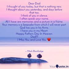 We did not find results for: Dear Dad I Thought Of You Quotes Writings By Mark Susi Blackledge Yourquote