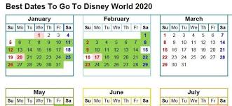The Best Time To Go To Disney World In 2021 Free Printable Calendar In 2020 Disney World Disney World Trip Walt Disney World Vacations