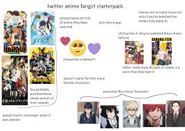 100 watcher pack , i can't give more , just give psd wish this psd help you link : Twitter Anime Fangirl Starterpack Starterpacks
