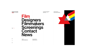 responsive web experience for design canada documentary canada website web inspiration web design