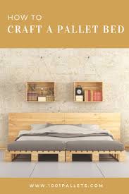It was time to bring some of those photos out into the light. Pallet Bed How To Craft It 1001 Pallets