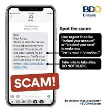 Maybe you would like to learn more about one of these? Bdo Unibank Last Night Scammers Sent This Text Blast To Several Mobile Numbers Hoping Most Of Them Are Bdo Customers They Can Fool Be Smarter Than A Scammer And Don T Fall