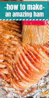 How To Cook Ham How To Cook Ham Roasted Ham Ham Recipes Baked