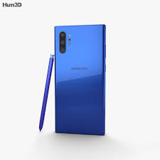 Samsung Galaxy Note10 Plus Aura Blue 3D ...