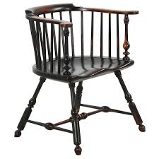 Finely Handmade American Windsor Style Lowback Armchair 20th Century Handcrafted Chair Chair Windsor Chair