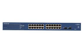 Netgear Prosafe Gs724t 24 Port Smart Managed Switch With 2x Sfp Slots For Fibre Modules