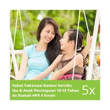 Biasanya seseorang yang telah melakukan vaksinasi akan mengalami keluhan bengkak dan kemerahan pada area suntikan, merasa nyeri serta sakit kepala ringan. Jual Paket Vaksinasi Kanker Serviks Hpv 4 Strain Ibu Dan Anak Perempuan 10 13 Tahun Ke Rumah Terbaru Juli 2021 Blibli