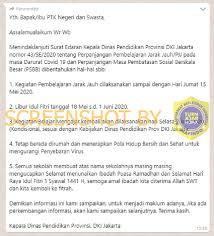 Cek Fakta Benarkah Libur Lebaran 2020 Untuk Anak Sekolah Tetap Ada Di Dki Jakarta Ini Faktanya Pikiran Rakyat Cirebon