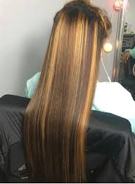 Straight Black And Blonde Sew In Hairstyles Blond And Caramel Look Honey Blonde Hair Dyed Hair Front Hair Styles