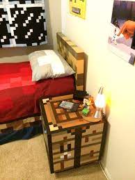 Minecraft Crafting Table Inspired Nightstand Minecraft Room Minecraft Bedroom Minecraft Room Decor