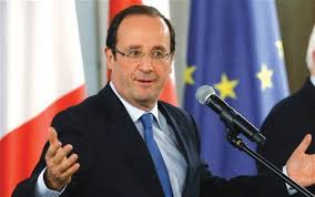 يُنتخب رئيس الجمهورية عن طريق الاقتراع الحر المباشر لمدة خمس سنوات. ÙØ±Ø§Ù†Ø³Ùˆ Ø£ÙˆÙ„Ø§Ù†Ø¯ Francois Hollande Ø±Ø¦ÙŠØ³ ÙØ±Ù†Ø³Ø§ Ø§Ù„Ø­Ø§Ù„ÙŠ Ø§Ù„Ù…Ø±Ø³Ø§Ù„