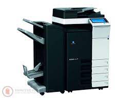 Is the power turned on? Konica Minolta Bizhub C224e Printer Pre Owned Low Meters