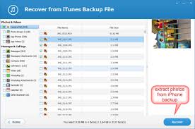 How To Extract Photos From Iphone Backup Free Recover Photos Iphone Backup