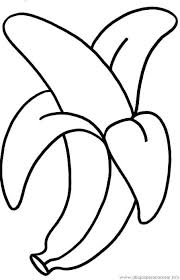 Banana Art Dibujos De Frutas Y Verduras Para Colorear E Imprimir Boyama Sayfalari Meyve Cizim