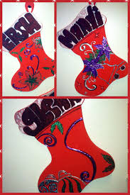 Pin By Ally Cymboluk On Crafts Glitter Stockings Decorated Stockings Diy Stockings