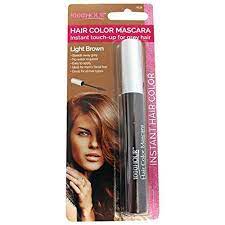 Amazon Com 1000 Hour Hair Color Mascara Temporary Hair Color Root Touch Up Light Brown Beauty Color Mascara Hair Color Light Brown Light Hair Color