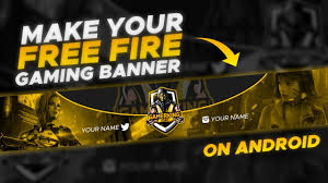 Placeit youtube banner template with free fire inspired graphic. How To Make Gaming Banner On Android Free Fire Gaming Banner Youtube