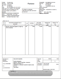 Valoare transport in valuta de pe document. Factura Client Model Factura Client Cu Descriere Produs Docs