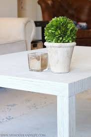 A super easy diy using repurposed wood and the ikea lack coffee table to create a trendy & unique piece of furniture!see blog post here:m u s i cf i n d u. Serena And Lily Inspired Coffee Table Ikea Hack My Woodlands Life