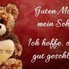 Der traum dein schönes gesicht heute wieder zu sehen ist wahr geworden, ich habe letzte nacht von dir geträumt, hoffe deine nacht war auch schön, guten morgen mein sonnenschein, ich liebe dich. 1