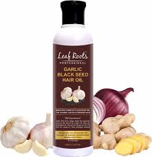 Simply apply garlic oil onto your scalp and leave it overnight. Leaf Rootd Natural Leaf Roots Professional Garlic Black Seed Hair Oil Packaging Size Medium Liquid Rs 299 Piece Id 21038605388