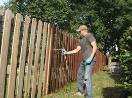 From thin fence pickets to any length square post up to 8″ x 8″ in size. Fence Staining Made Easy Extreme How To